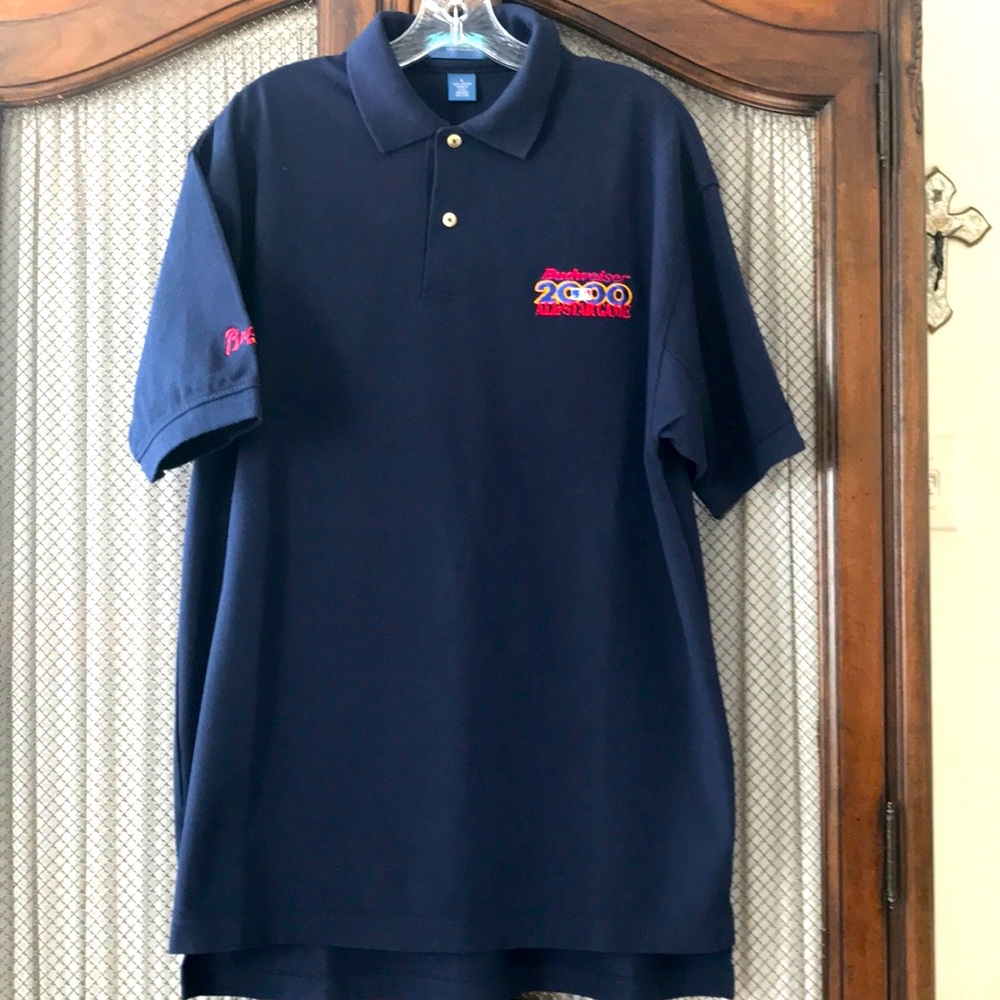 Budweiser men’s vintage short sleeved polo shirt.